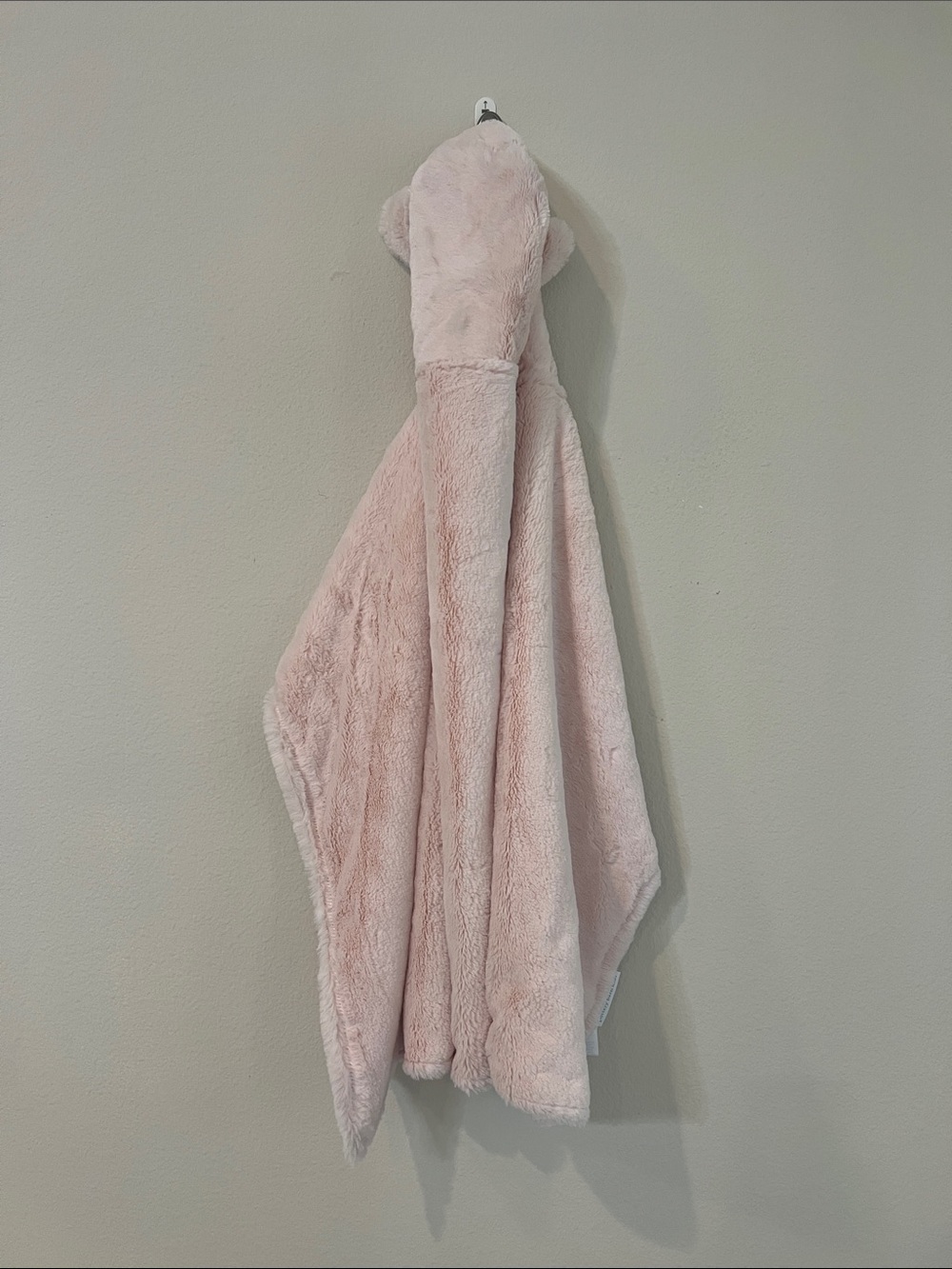 Pottery Barn Kids Faux Fur Critter Baby Hooded Towel